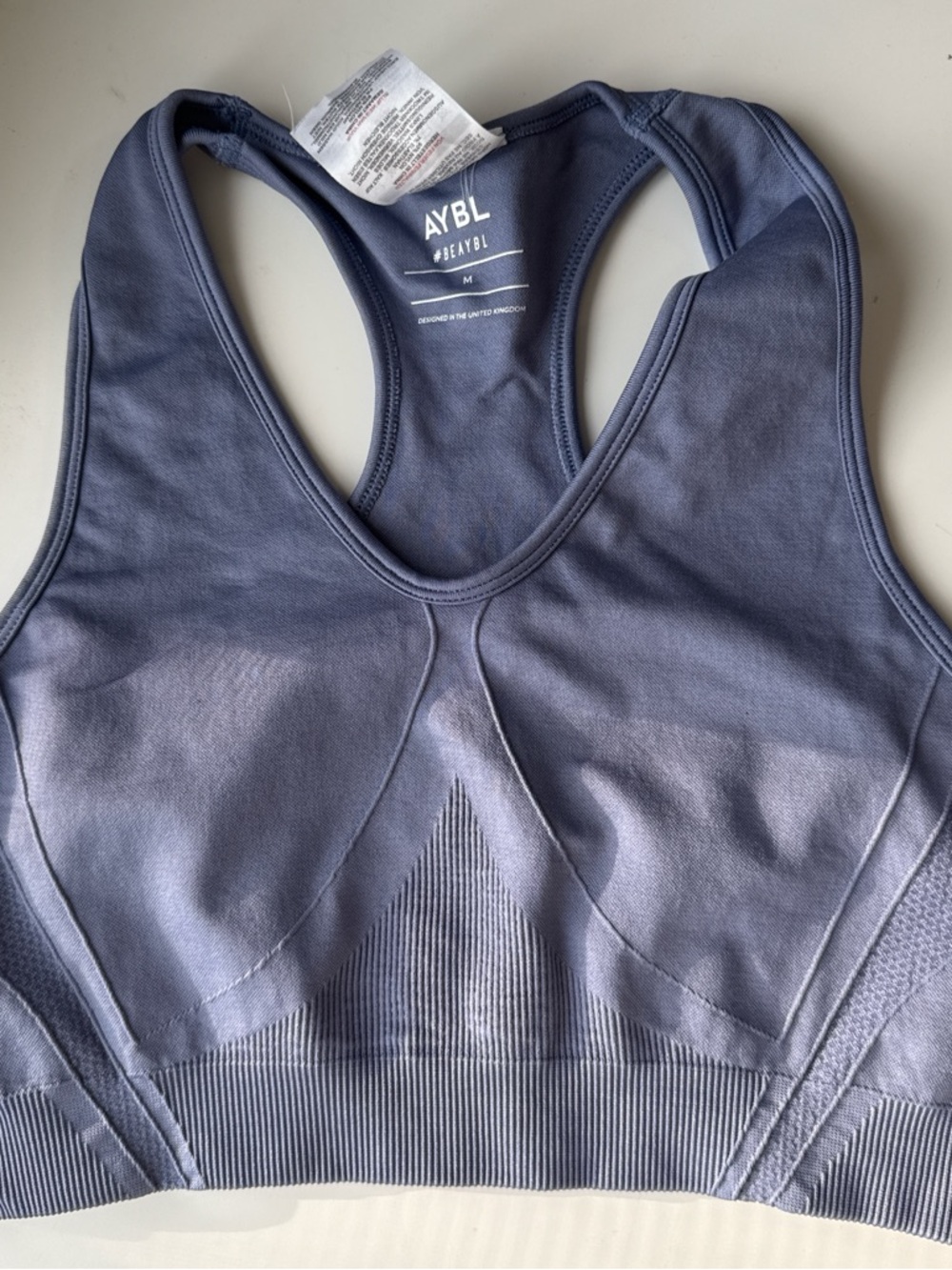 AYBL Dusky Lavender Seamless Racerback Sports Bra